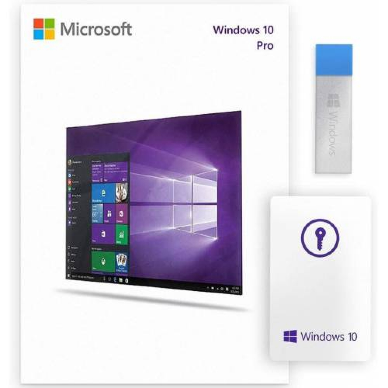 Windows 10 Pro 32/64Bit Türkçe USB Kutu FQC-09127